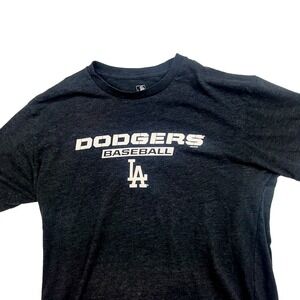 Los Angeles Dodgers Baseball Mens Black Tee Shirt Sz Large - General Merchandise